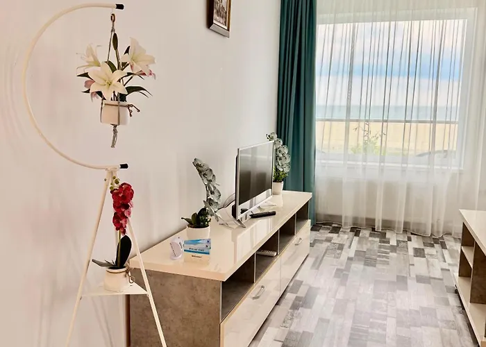 Aqua Vista Aruba Frontala La Mare - Parcare Privata Διαμέρισμα